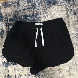 Black Quiet Storm Women's Shorts